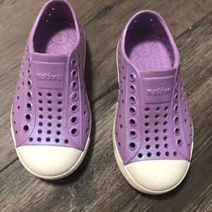 Girls native shoes, size 8